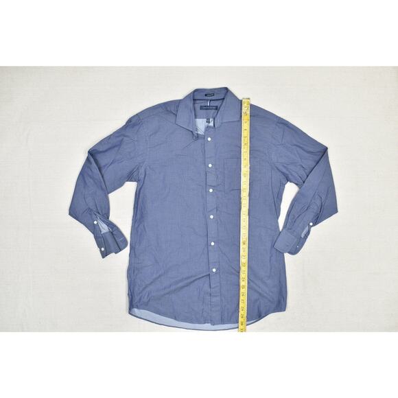 Tommy Hilfiger Regular Fit Men's Button Down Shirt Size M Blue - Picture 4 of 8